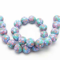 FIMO CON CRISTALES 11mm.