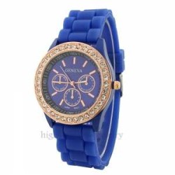 RELOJ LUXURY AZUL