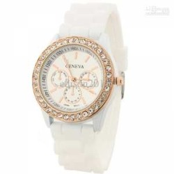RELOJ LUXURY BLANCO