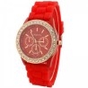 RELOJ LUXURY ROJO