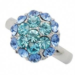 ANILLO FLOR AZUL