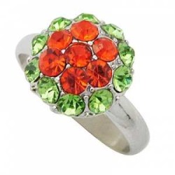 ANILLO FLOR NARANJA