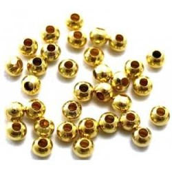 ESFERA LISA 4mm CHAPA DE ORO