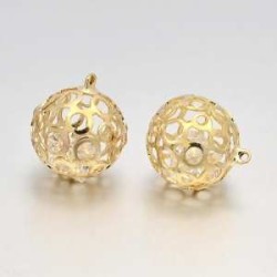 LLAMADOR DE ÁNGELES CHAPA DE ORO