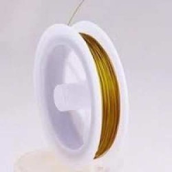 ALAMBRE PLASTIFICADO DORADO