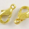 BROCHE PERICO, COLOR ORO 6.0mm.