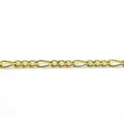 CADENA CARTIER CHAPA DE ORO 4mm.