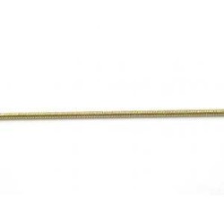 CADENA COLA DE RATA DIÁMETRO 1mm. CHAPA DE ORO.