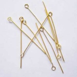 ALFILER CABEZA OJILLO 40.0mm, COLOR ORO