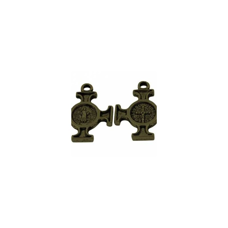 CRUZ SAN BENITO BRONCE ANTIGUO