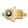 HAMSA CON OJO TURCO Y CRISTALES