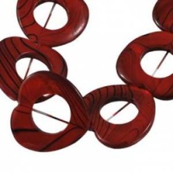 CORAZÓN DE CONCHA CARMESÍ