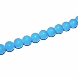 CRISTAL ESMALTADO AZUL 8mm