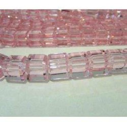 CUBO FACETADO 10mm ROSA