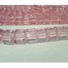 CUBO FACETADO 10mm ROSA