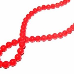 CRISTAL ESMALTADO CORAL 8mm